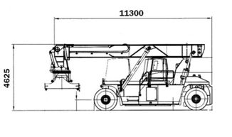 Apilador de contenedores, FK11-1510T