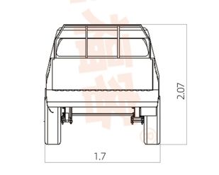 Camioneta (plataforma abatible), FK6-15T