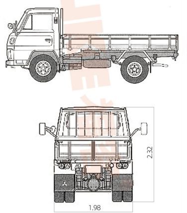 Camioneta (plataforma abatible), FK6-50T