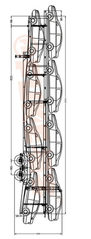 Semirremolque portacoches, FK35-1302G
