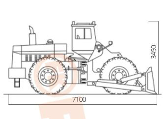 Tractor sobre ruedas, FK14-957