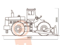 Tractor sobre ruedas, FK14-91200