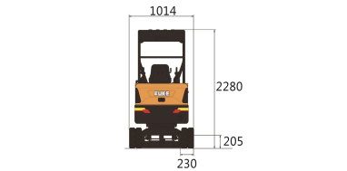 Mini excavadora, FK16-9