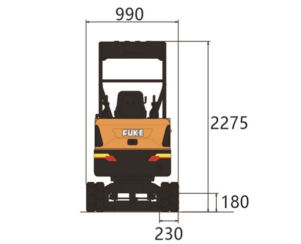Mini excavadora, FK18-9