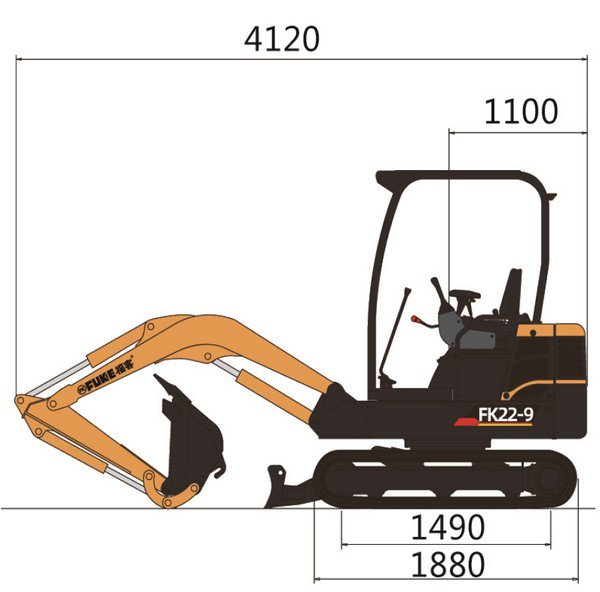 Mini excavadora, FK22-9