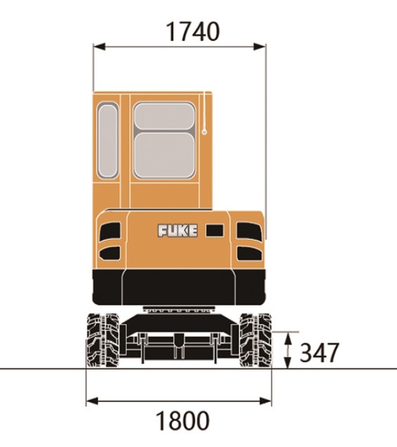 Mini excavadora, FK35SR