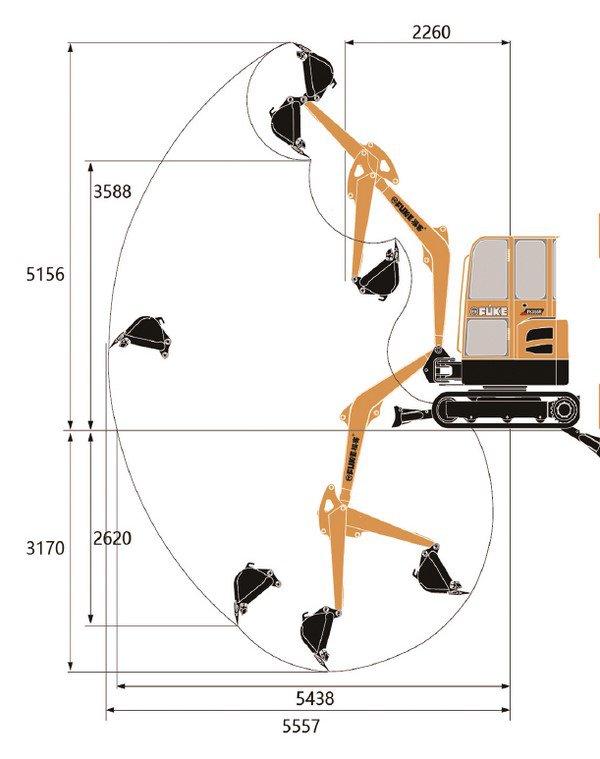 Mini excavadora, FK35SR