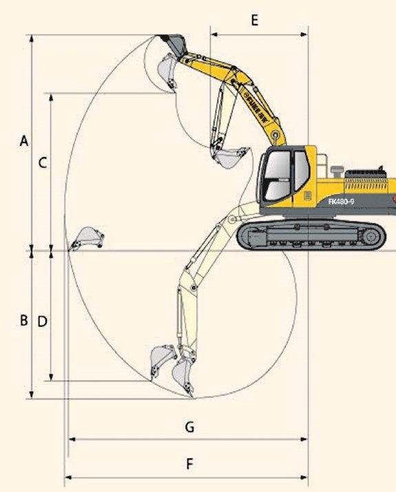 Excavadora sobre oruga, FK480-9